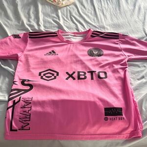Pink Inter Miami Messi jersey